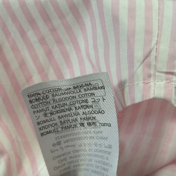 Edikted Women's Oversized Pinstripe Button Up Shirt Size S - Picture 7 of 7